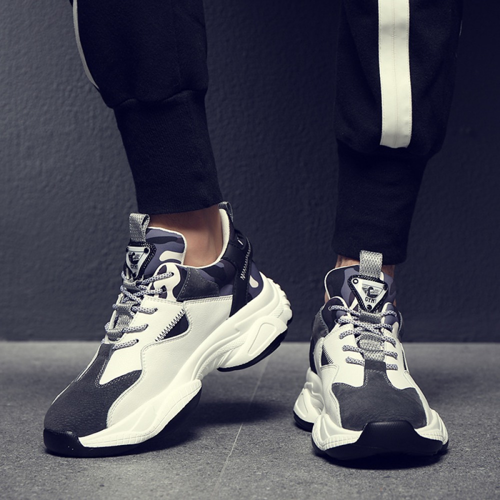 New Thick-Soled Sports Super Hot Color Matching Increased Casual Shoes